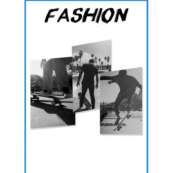 7ply Freestyle Skateboard Complete