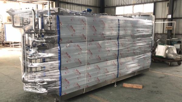 Egg Liquid Sterilization Pasteurizer Machine SUS316 With Pipe White 3-4T/H