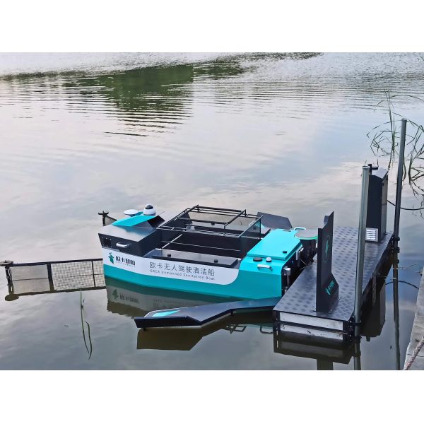 50KG Rated Load Unmanned River Cleaning Boat Mounted Millimeter Wave Radar