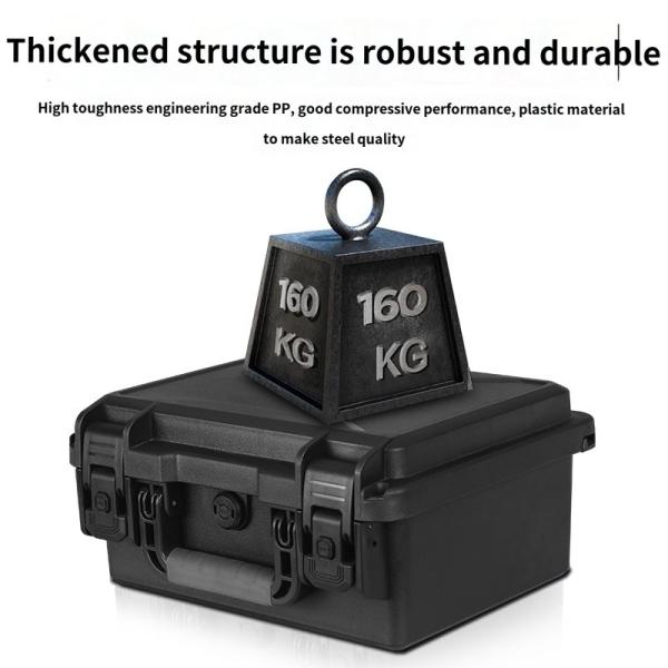 Retractable Portable Tool Box Portable Camera Case Pull Handle Foam Insert OEM Support