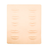 макияж постоянных губ брови карандаша для глаз манекена силикона кожи практики макияжа 3D главных постоянный