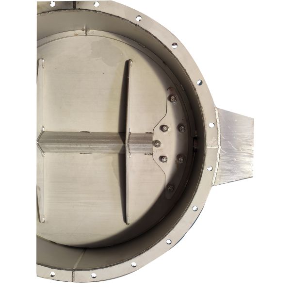 Pneumatic Duct Flapper Valve Stainless Steel Drain Flapper Valve