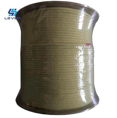 5.5 X5.5mm Kevlar Aramid Fiber Rope For Glass Tempering Furnace Rollers High Tensile Strength