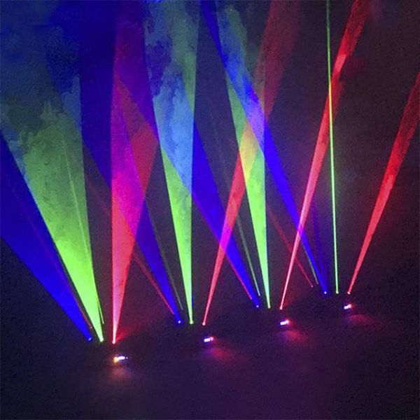 Night Club DMX Laser Stage Lighting 9 Eye AC100-240V 50Hz/60Hz , One Year Warranty