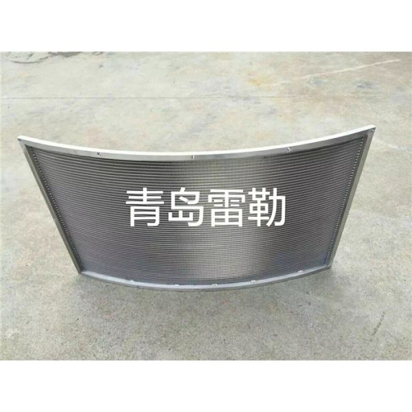 Industrial Wedge Wire Sieve Filters , Stainless Steel Sieve Mesh Framed