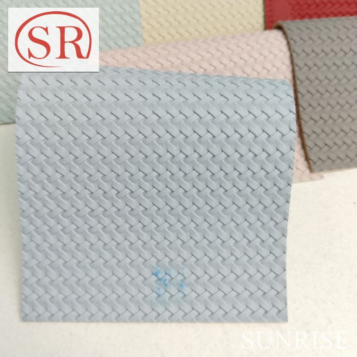 PU Synthetic Leather Knitted Backing Embossed Pattern Digital Print for Bag Sofa Garment All Kinds Printed Fabric Stretch
