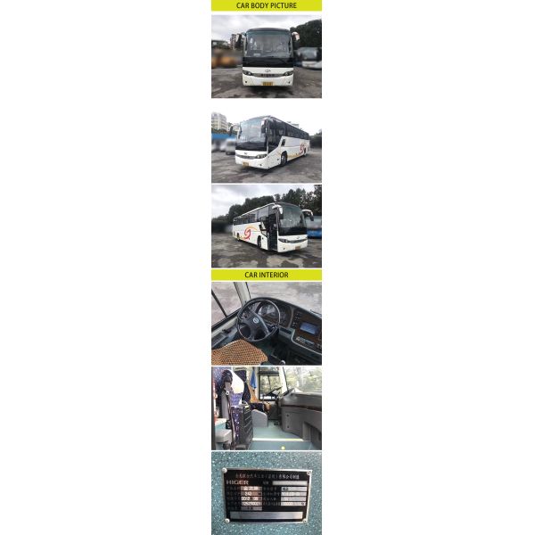 автобус 17500kg Jinlong более высокое KLQ6125 тренера пассажира 100km/H 55 Seater