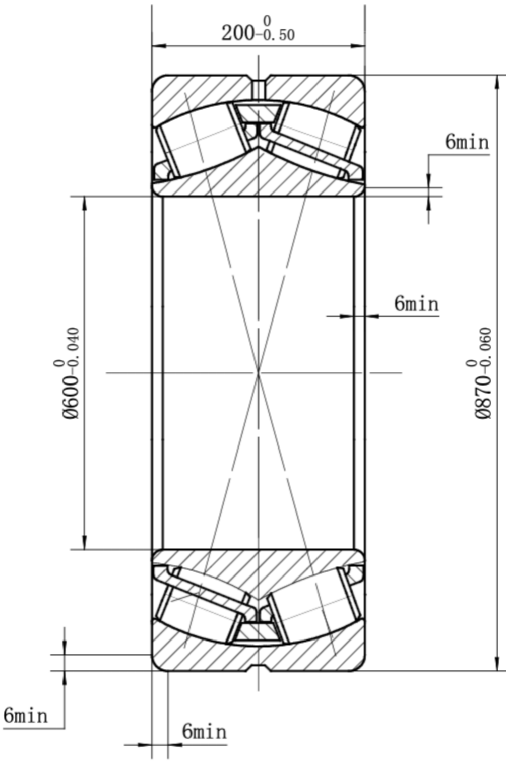 MEGE 230/600 CA/W33 P5 Spherical Roller Bearing