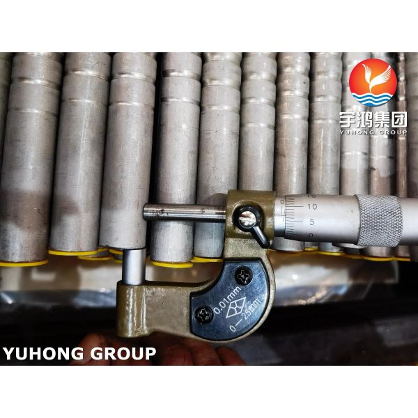 Expansion Wave Low Fin Tube Stainless Steel TP310S For Heat Exchangers