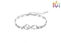 Pulseras grabadas para mujer antis del moho SS304