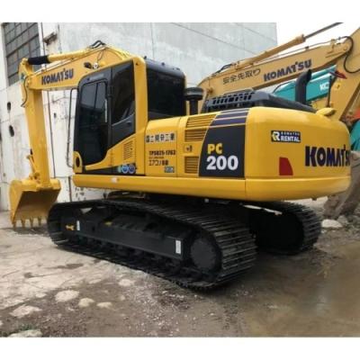 Excavadora Kumatsu Crawler usada com capacidade de balde de 0,8m3 em boas condições do Japão