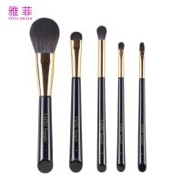 291A01205 Kit Of 5 Portable Makeup Brushes For Travel Custom Logo Makeup Brush Suit