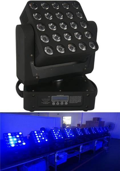 Matrix LED Moving Head Lights , Stage Moving Head Light Can Show Number And Letter