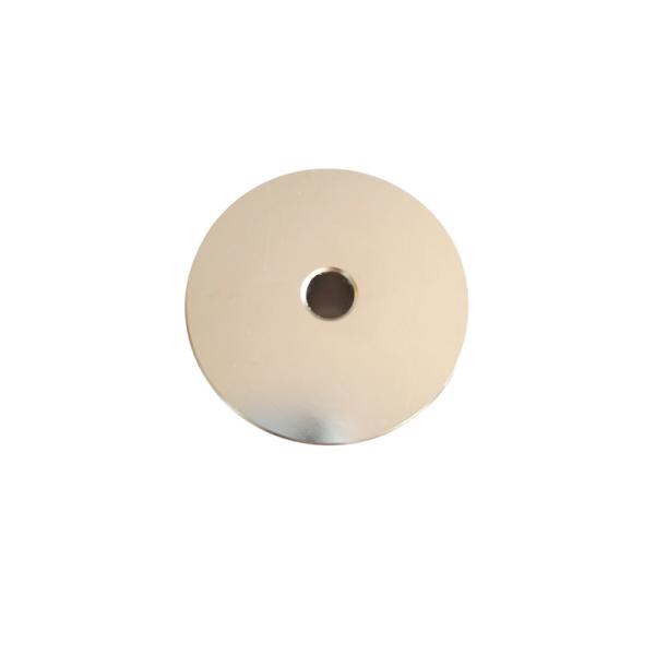 Round  Sintered Neodymium Disc Countersunk Hole Magnets With NiCuNi Coating