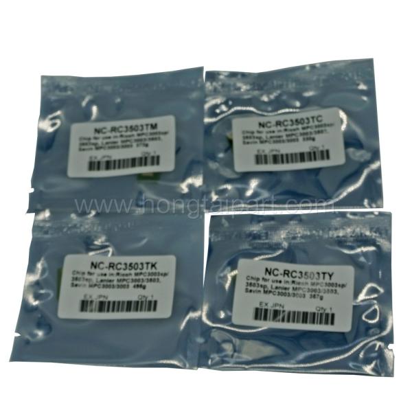 841946 841919 841920 841921 Toner Reset Chip (CMYK) para Rioch MPC2003 MPC2503 MPC3003 MPC3503 MPC2011 MPC4503 MPC5503