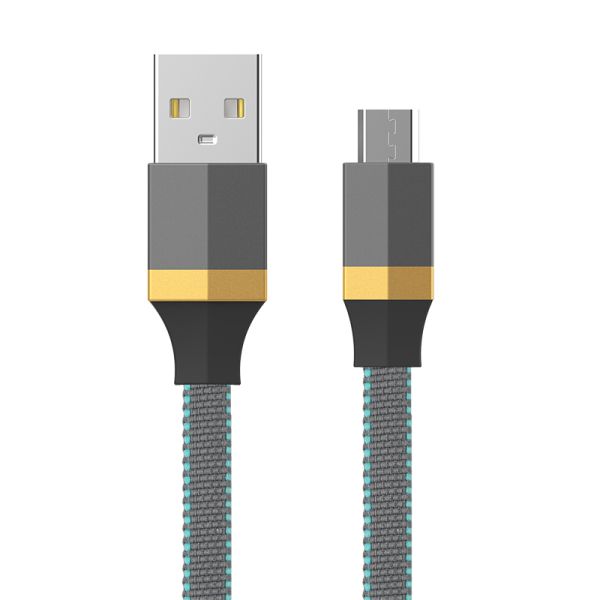 2A / 3A Braided USB Charging Cable For Mobile Phone Transfer speed 480Mbps