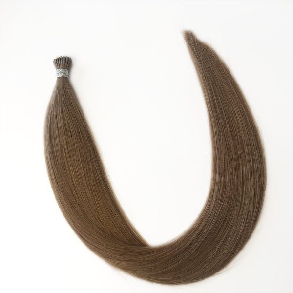 Super Double Drawn European Cuticle Intact Keratin I Tip 100% Remy Natural Hair IT-20189