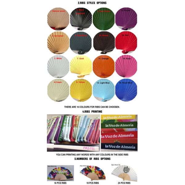 Custom Wooden Hand Fan Promotional&Wedding Gifts Wood Folding Hand Held Fan
