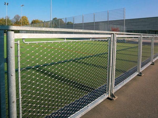 Durable Stainless Steel Cable Mesh , Flexible Wire Mesh For Balustrade Railing