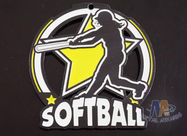 Girls Dye Black Plating Gymnastics Softball Glow In The Medals , Metal Custom Design Medallon
