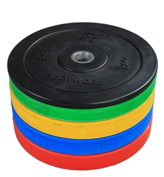 Casa Gimnasio Máquina de fuerza Placa de caucho Equipo de pesas libres