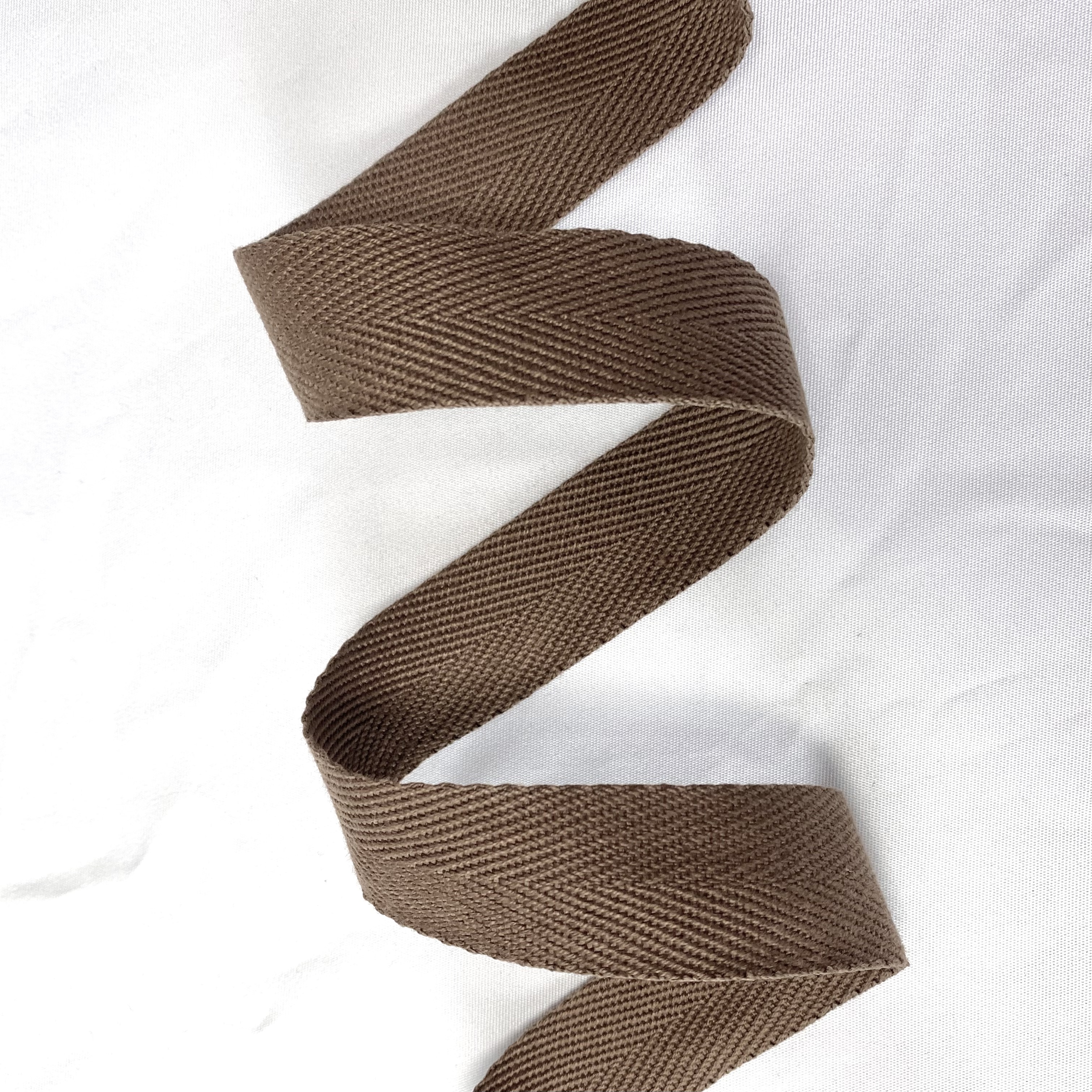 Herringbone polyester-cotton webbing Various colors Backpack strap Belt Handbag strap