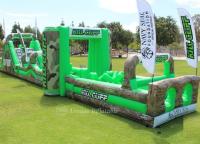 Équipement de jeu extérieur gonflable de défi de survivant de parcours de combattant de château plein d'entrain imperméable de PVC