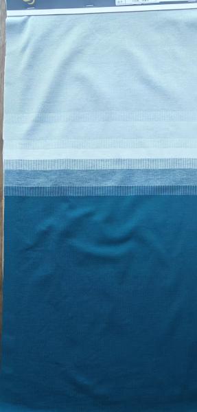 Breathable Striped Knit Fabric 95 Cotton 5 Spandex for T-Shirts