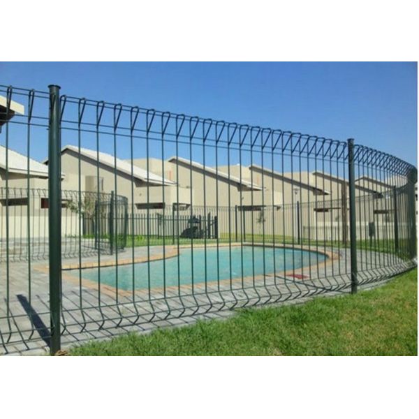 Powder Coating 3d Welded Mesh Fencing Metal Steel 2100mm Rolltop