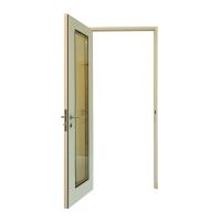 Puerta de acero del hospital ISO9001 con tamaño modificado para requisitos particulares bisagra