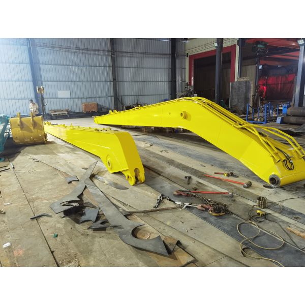 Brazo de empuje de largo alcance personalizado de 28 m para excavadora Kobelco SK480