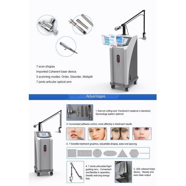 CE approval factory price Fractional   CO2 Laser Machine fo sale