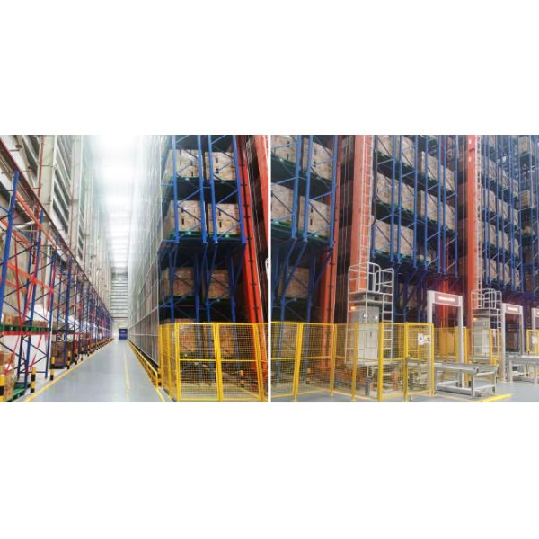 Double Deep pallet Stacker Crane ASRS, Floor Supported SRM(Storage Retrieval Machine), Automatic Storage And Retrieval System,Room Temperature Warehouse and Cold Storage
