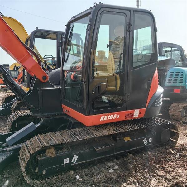8000KG Second Hand Kubota Excavators KX183-3 Used Kubota Digger