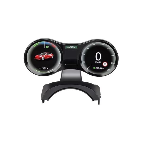 12.3 Inch Multi-functional AHD LCD Digital Dashboard Instrument Display for Tesla Model 3 & Model Y
