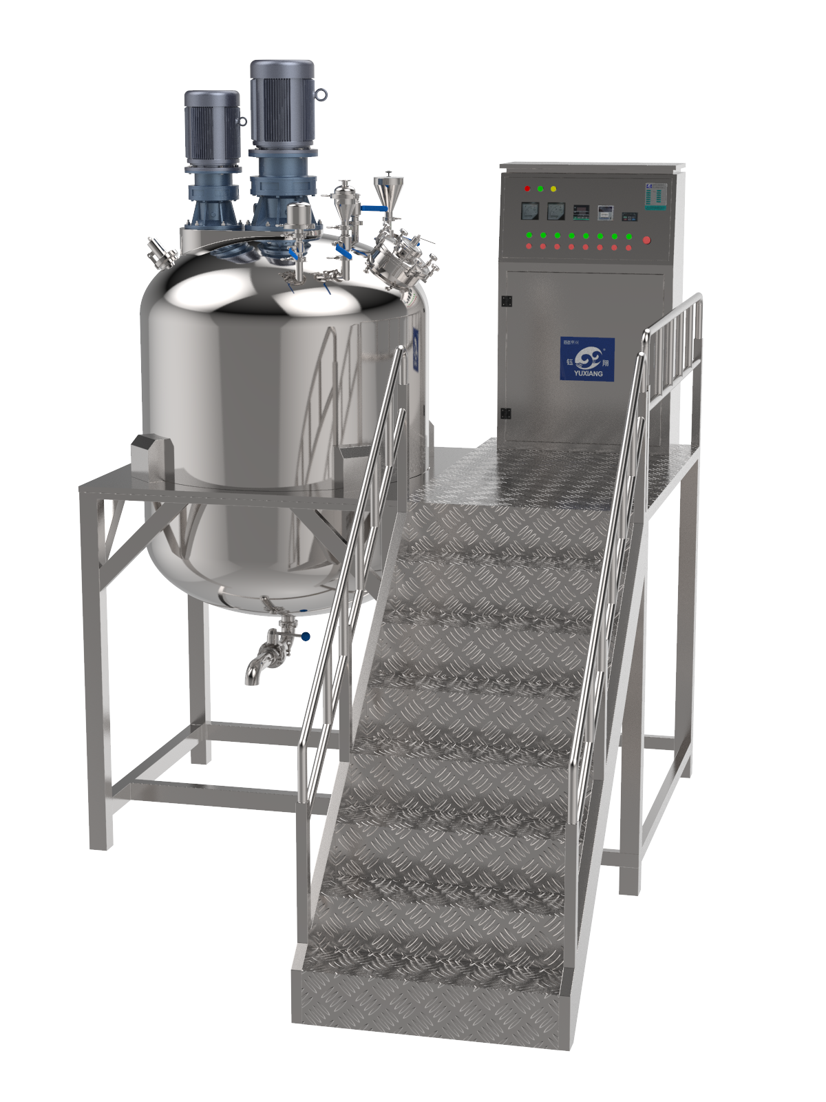 SUS316L Chemical Liquid Detergent Mixer liquid Soap Making Machine