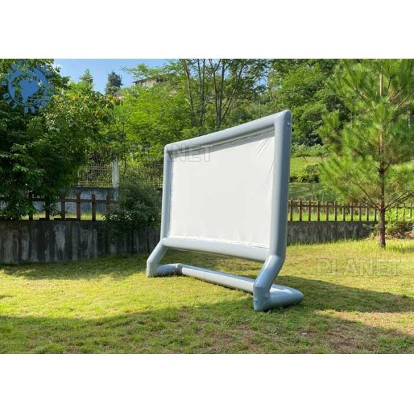 Загерметизированный экран фильма киноэкрана проекции на открытом воздухе задворк раздувной раздувной
