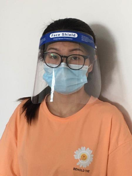 Clear Face / Eye Shield Consumable Medical Devices PET Against Coronavirus