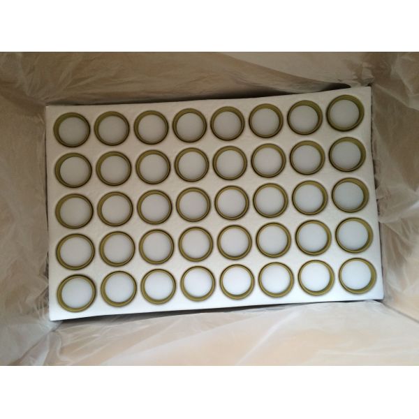 cosmetic packaging 30ml opal white essential oil glass bottle with aluminum lid