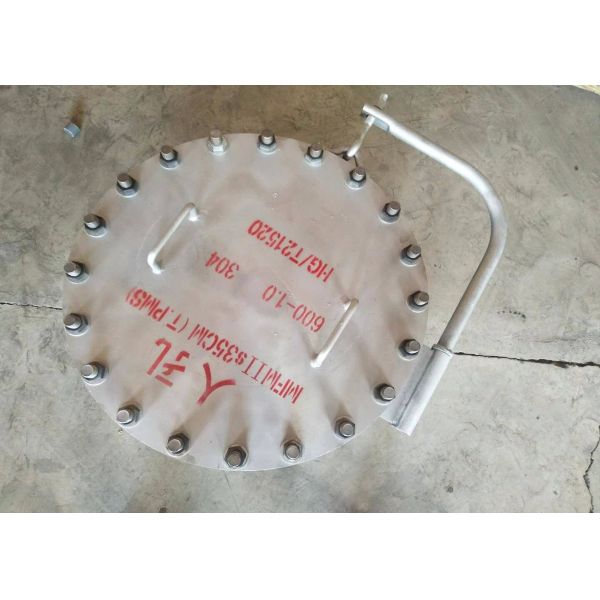 Tank Top Dn600 Pn1.6 304 Asme Manhole Flange Power Plant Accessories