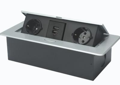 Retractable Universal Table Pop Up Outlets Desktop Explosion Proof 13amp Usb Waterproof Sockets