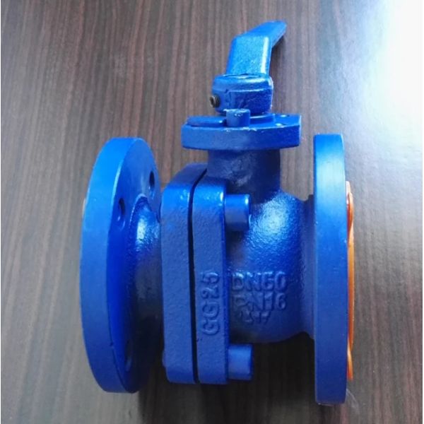 DIN3357 PN16 GG25 floating flanged ball valve