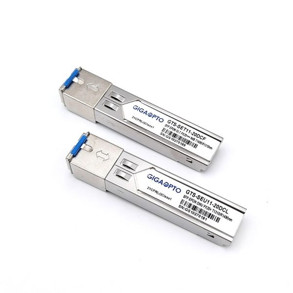 1000BASE-PX40 Componentes ópticos DML/EML Receptor Tipo PIN/APD