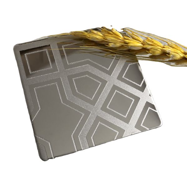 Interior Decorative Elevator Stainless Steel Sheet Etching Ceiling Door 304 201