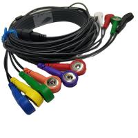 Veste de la rupture TPU d'avance du bleu 10 de Schiller Ecg Holter Cable Compatible MS-12
