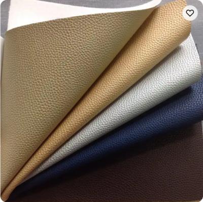 Artificial 0.65mm PVC Vinly Roll Synthetic Leather Fabric 140cm For Car Seat Cover