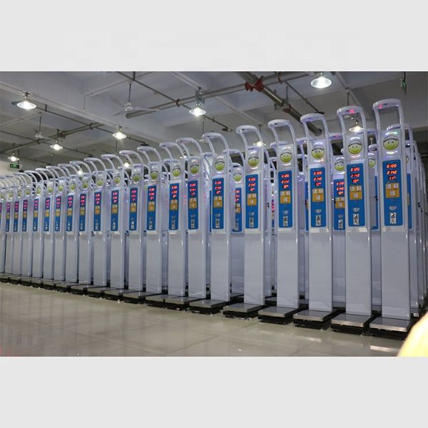 Coin Operated Height Weight BMI Machine for Weight Range 1-200kg and Height Range 0-200cm