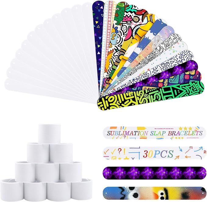 Promotional Printable Wrist Band Sublimation Slap Bracelet Personalized Slap Bracelets