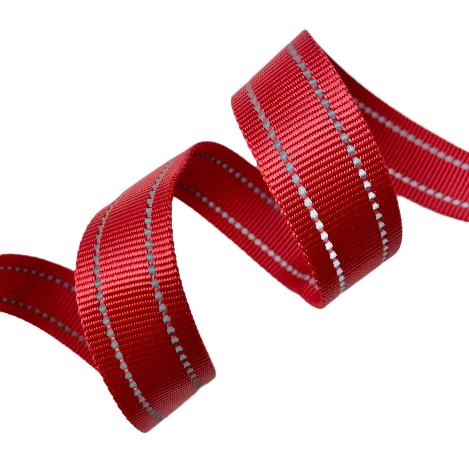 Pet webbing High visibility reflective strips Hollow Nylon-look webbing Backpacks Belts Outdoor Equipment