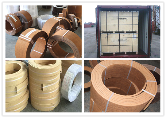 No rollo flexible de la guarnición de freno del amianto con el alambre de cobre reforzado